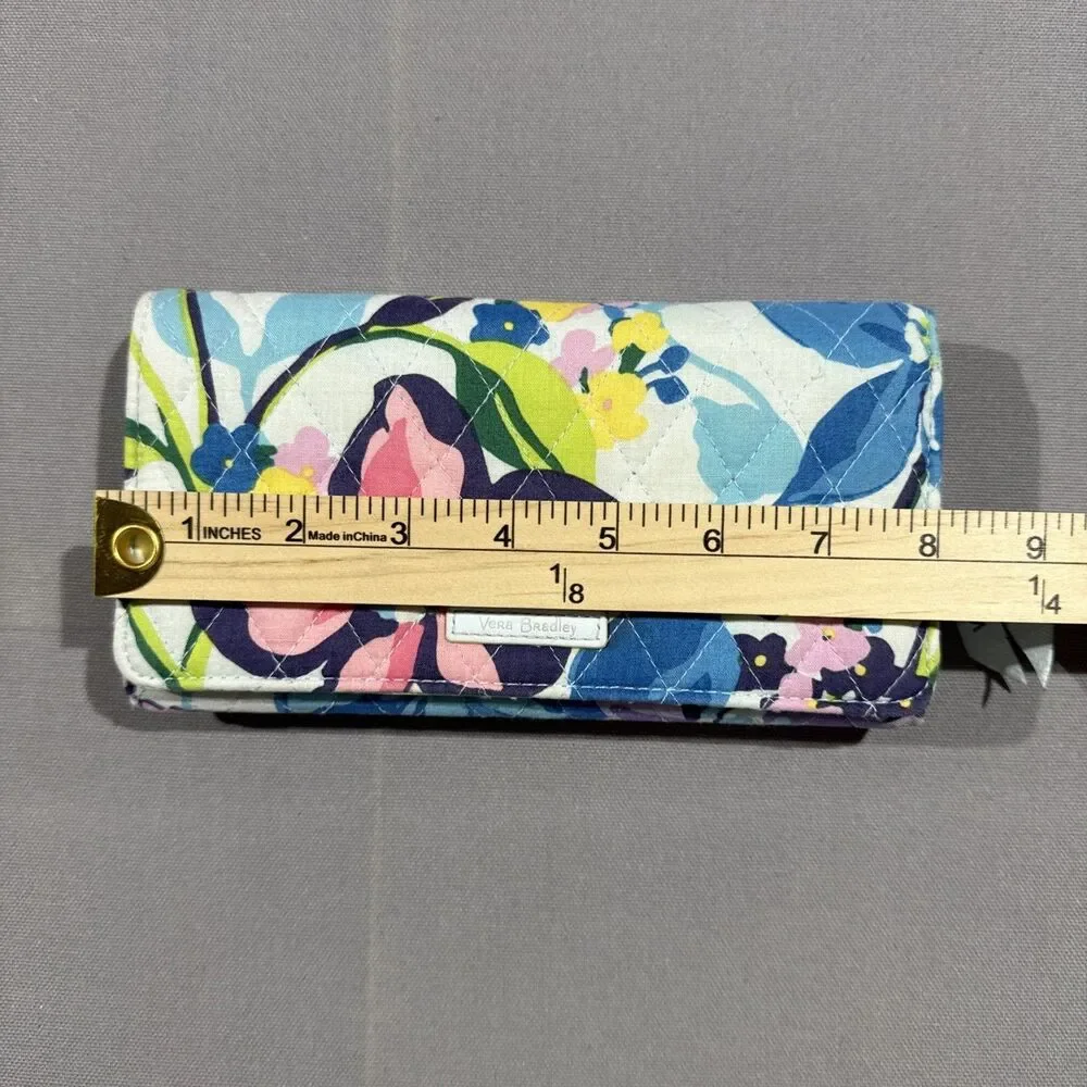 Vera Bradley Crossbody Wristlet Marion Floral Pattern RFID Wallet